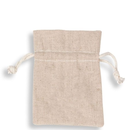 Sacchetto Cotone 12cm  h17cm Natural